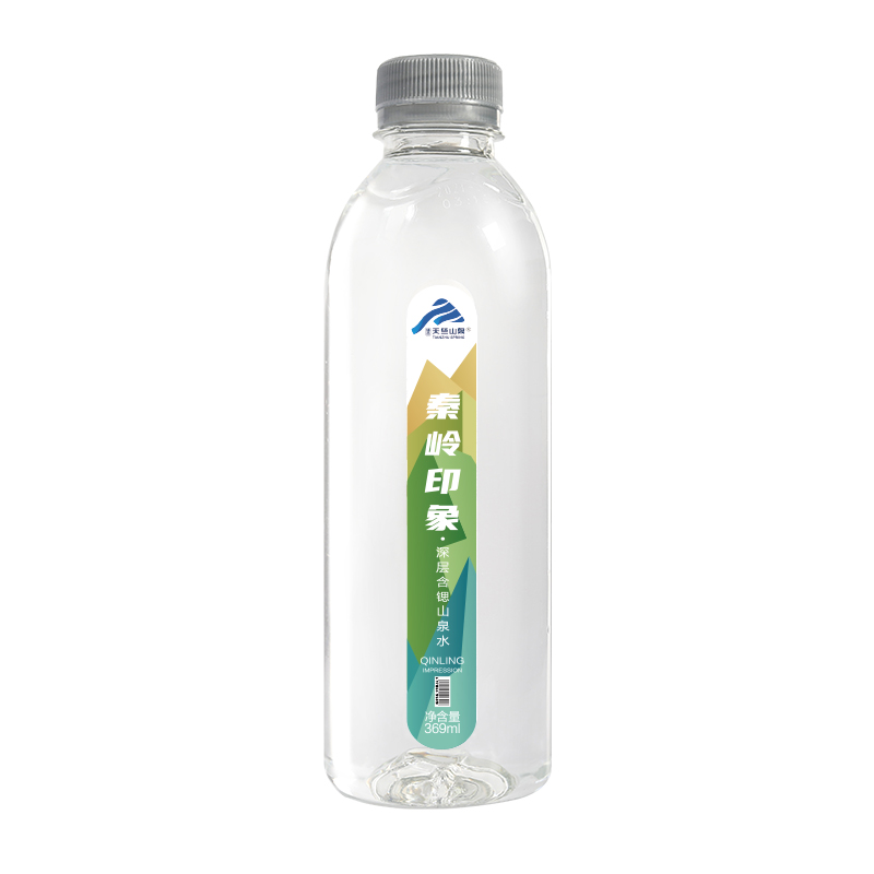 秦岭印象天然深层山泉369mL×24瓶天然饮用水整箱饮料纯净水
