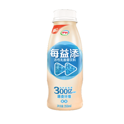 伊利 每益添活性乳酸菌饮品原味 350m.